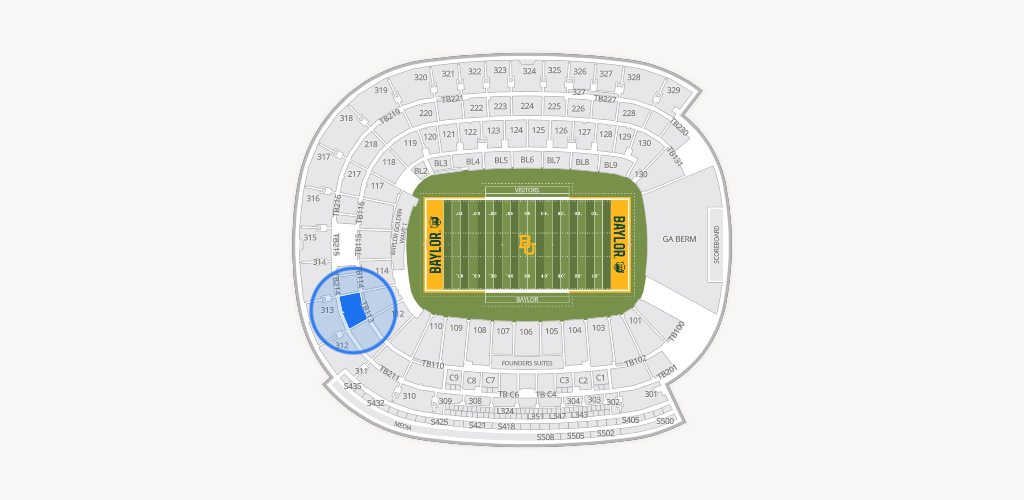 McLane Stadium Seating Chart
