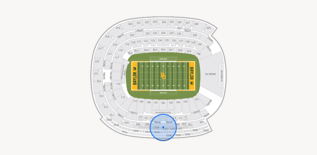 McLane Stadium Seating Chart