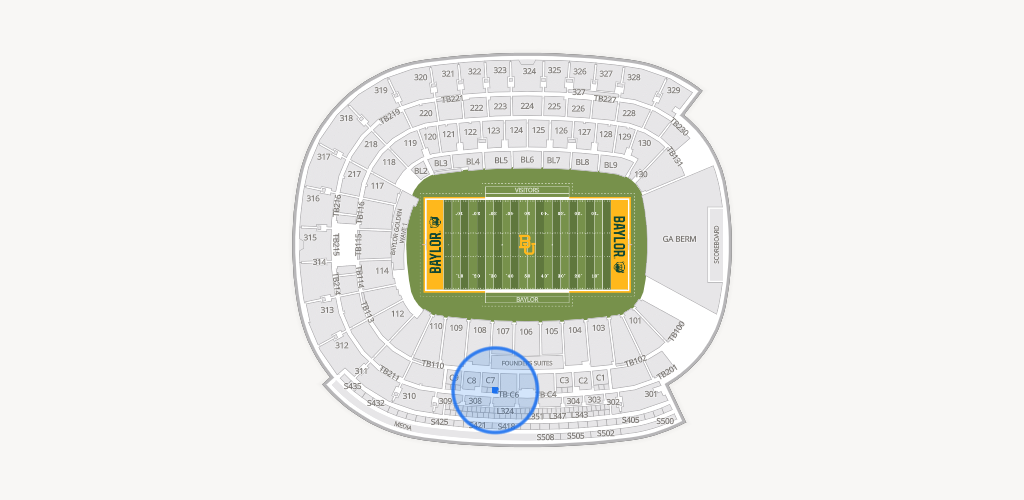 McLane Stadium Seating Chart