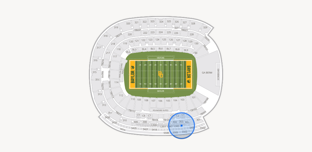 McLane Stadium Seating Chart
