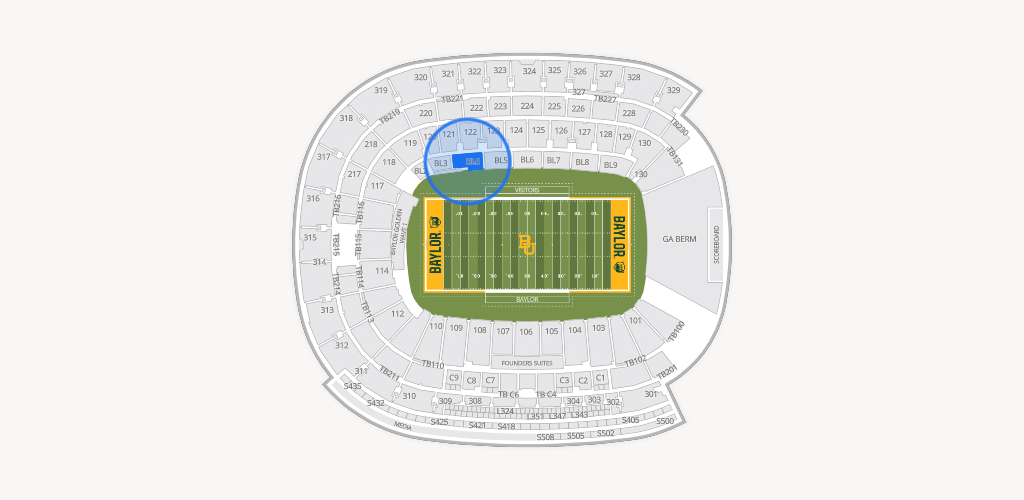 McLane Stadium Seating Chart