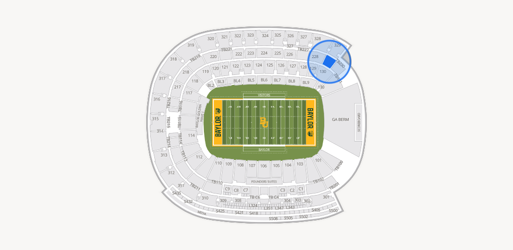 McLane Stadium Seating Chart