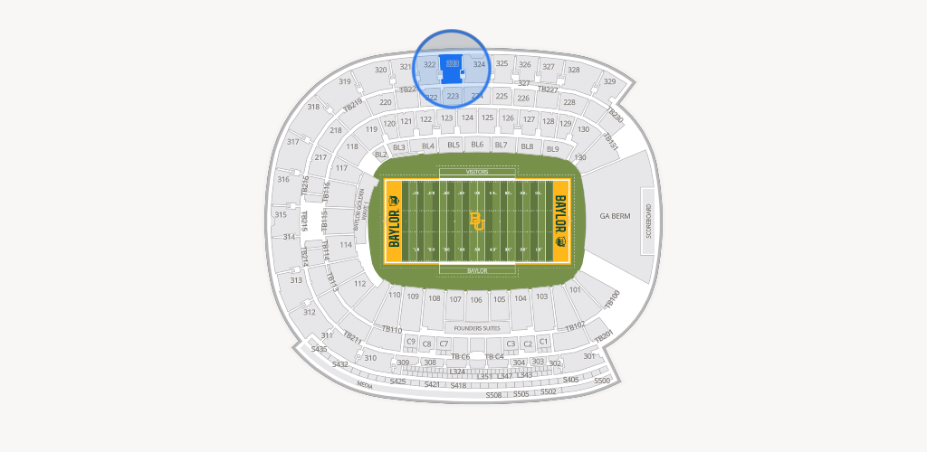 McLane Stadium Seating Chart