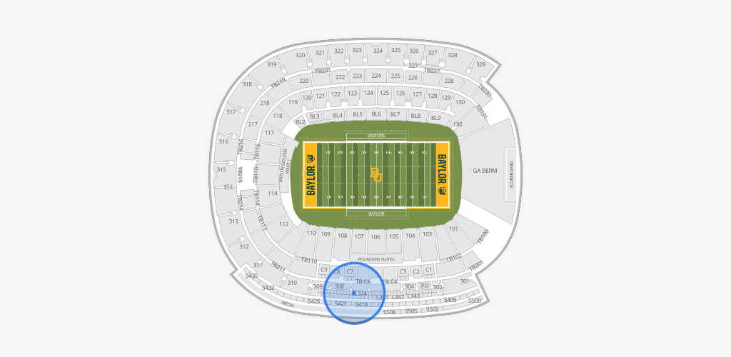 McLane Stadium Seating Chart