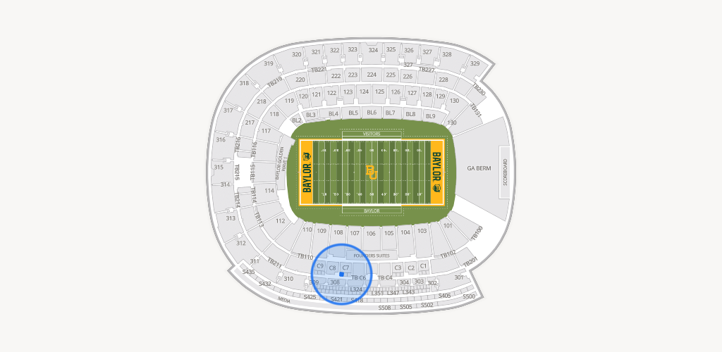 McLane Stadium Seating Chart