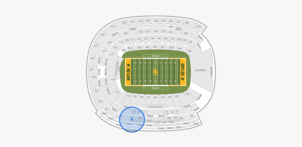 McLane Stadium Seating Chart