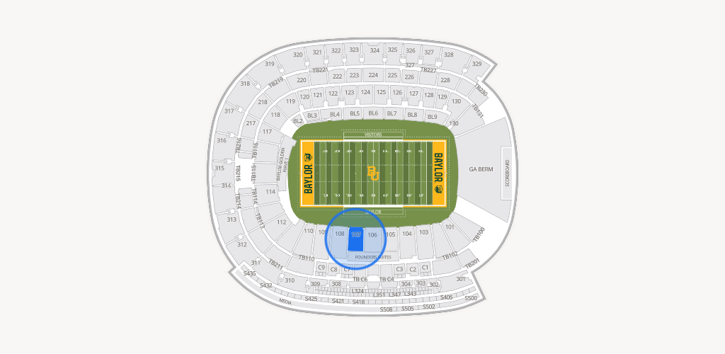 McLane Stadium Seating Chart