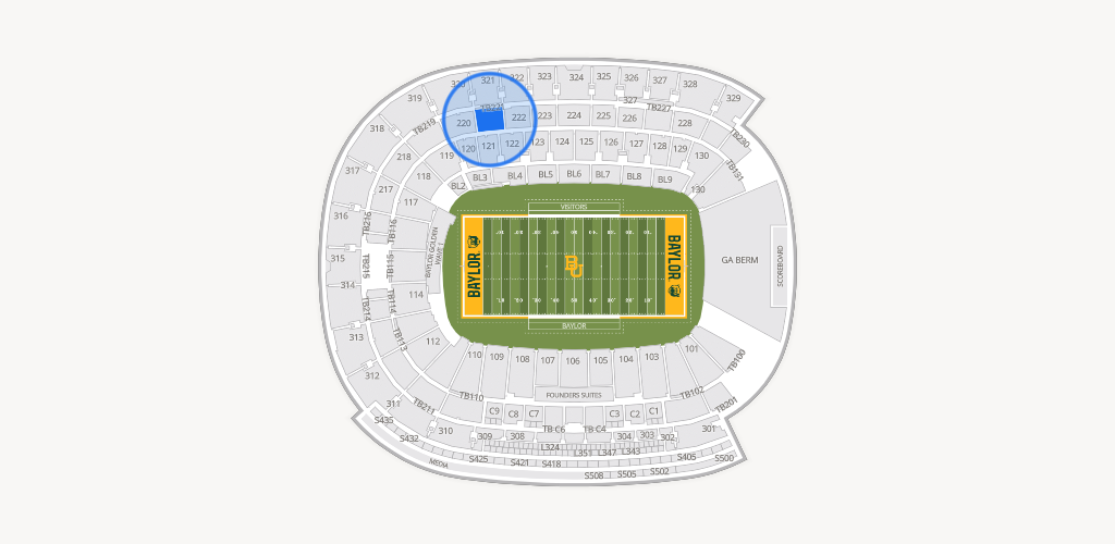 McLane Stadium Seating Chart