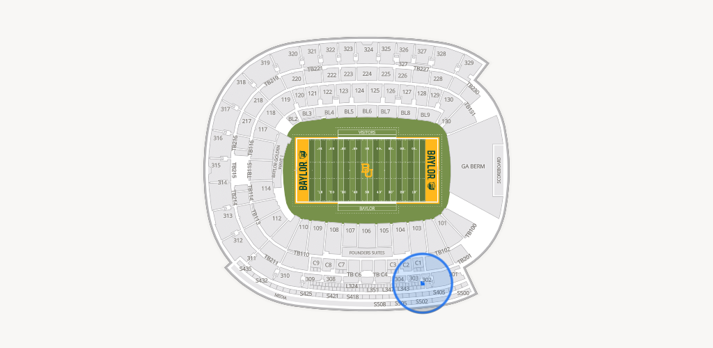 McLane Stadium Seating Chart
