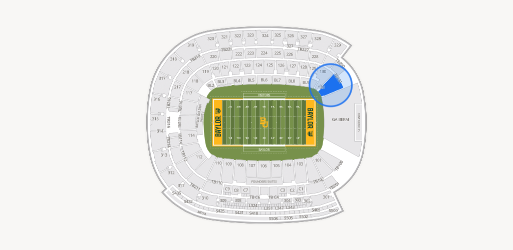 McLane Stadium Seating Chart