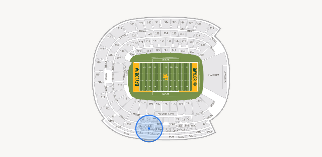 McLane Stadium Seating Chart