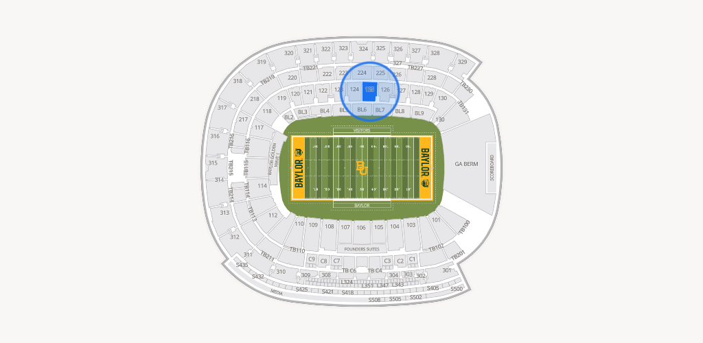 McLane Stadium Seating Chart