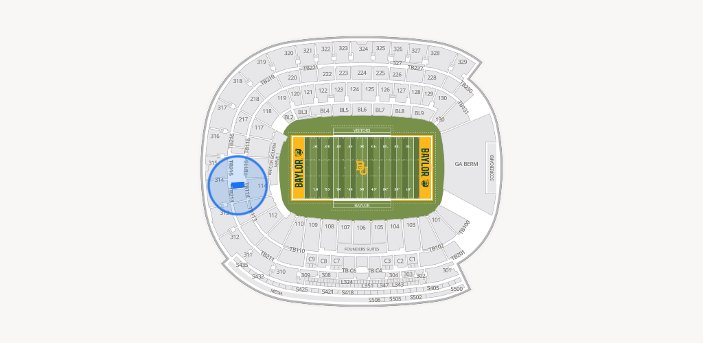 McLane Stadium Seating Chart
