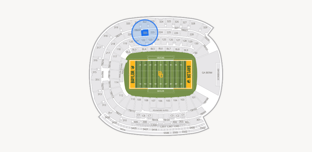 McLane Stadium Seating Chart