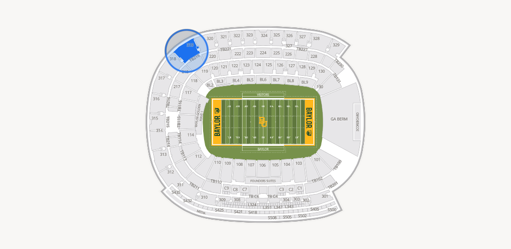 McLane Stadium Seating Chart