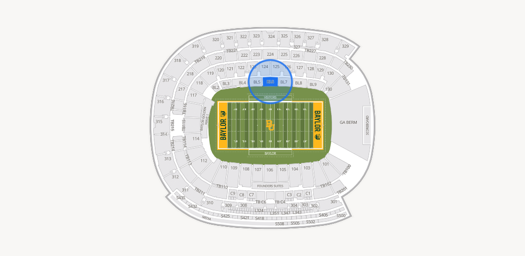 McLane Stadium Seating Chart