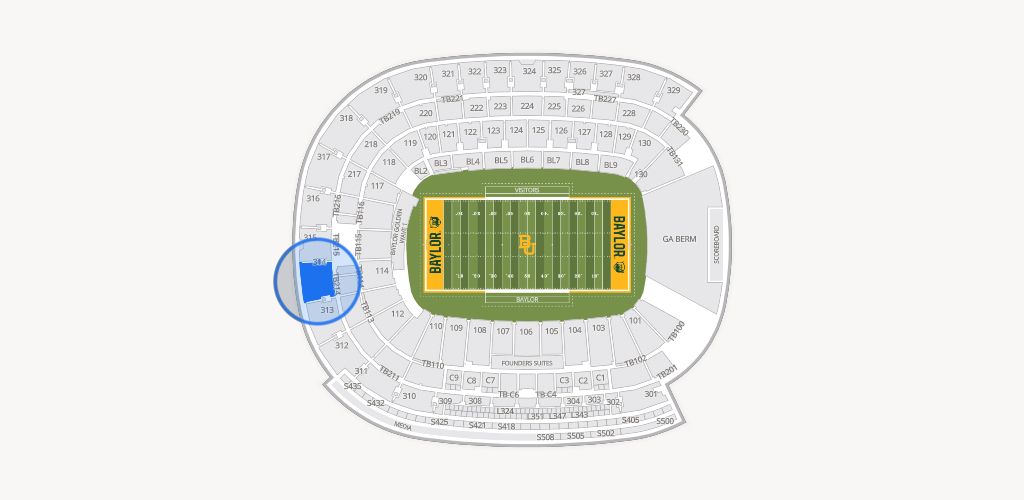 McLane Stadium Seating Chart