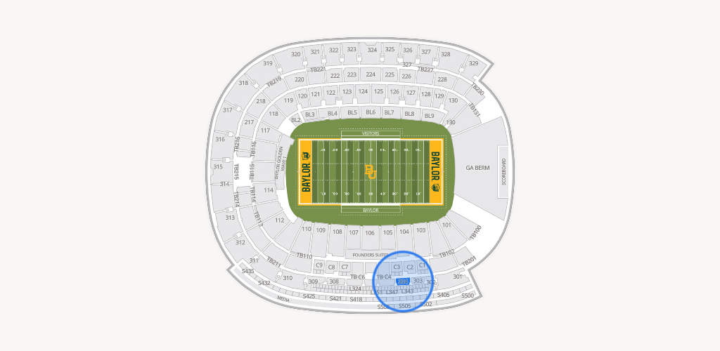 McLane Stadium Seating Chart