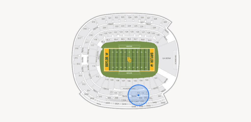 McLane Stadium Seating Chart