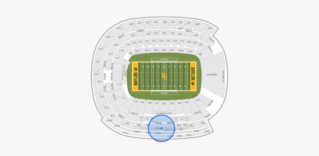 McLane Stadium Seating Chart