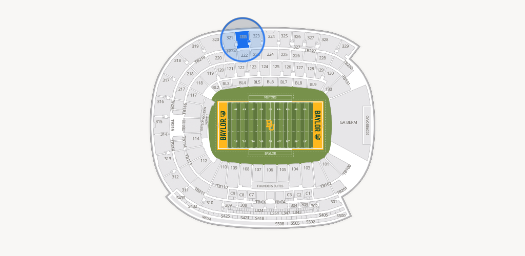 McLane Stadium Seating Chart