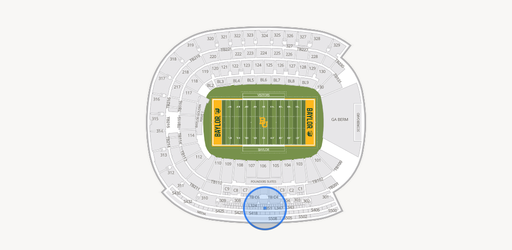 McLane Stadium Seating Chart
