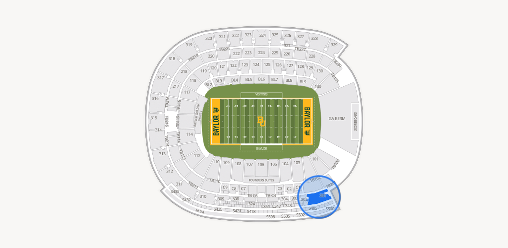 McLane Stadium Seating Chart