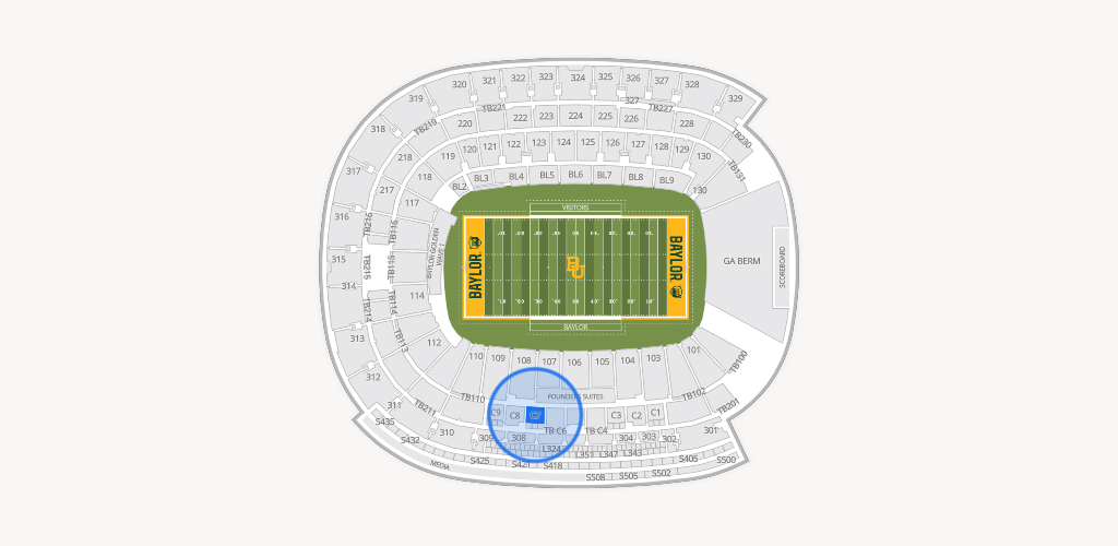 McLane Stadium Seating Chart
