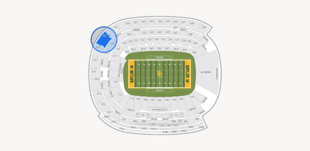 McLane Stadium Seating Chart