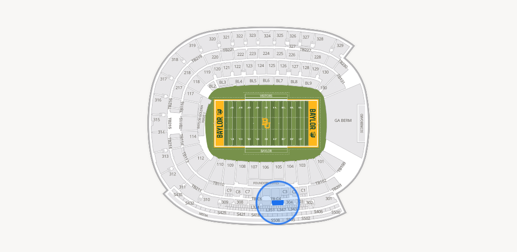 McLane Stadium Seating Chart
