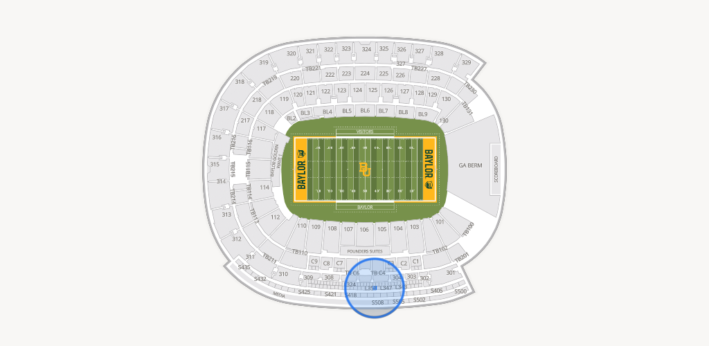 McLane Stadium Seating Chart