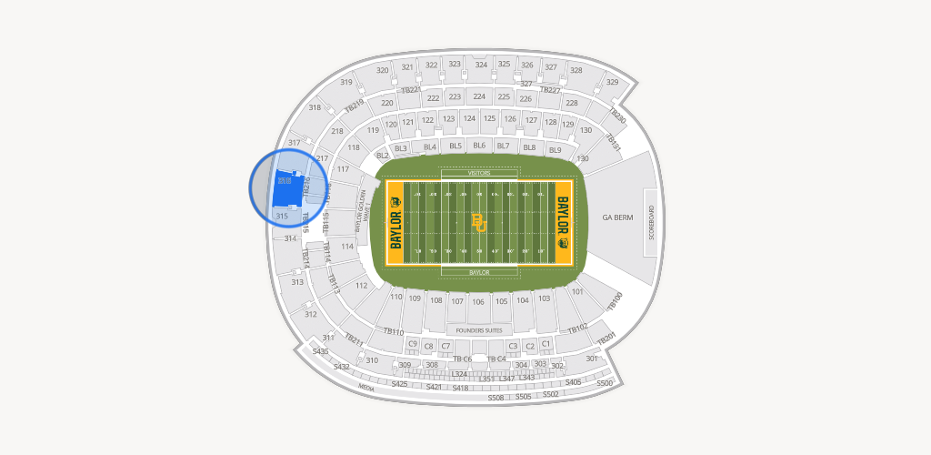 McLane Stadium Seating Chart
