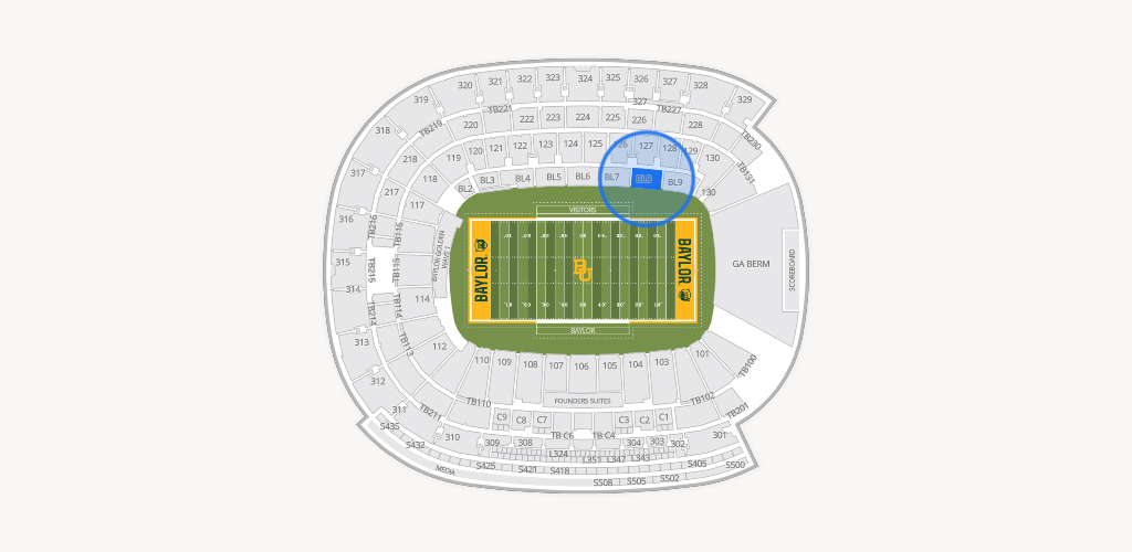 McLane Stadium Seating Chart