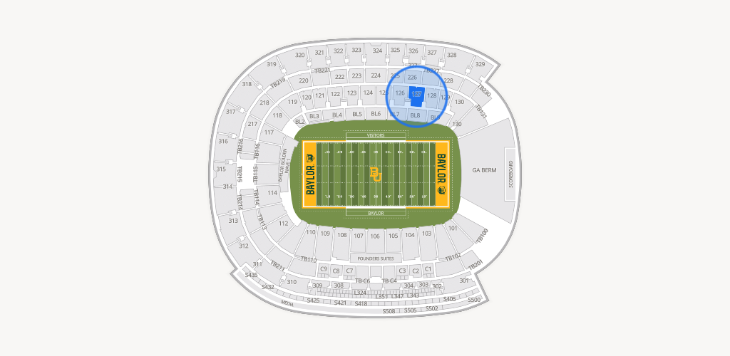 McLane Stadium Seating Chart