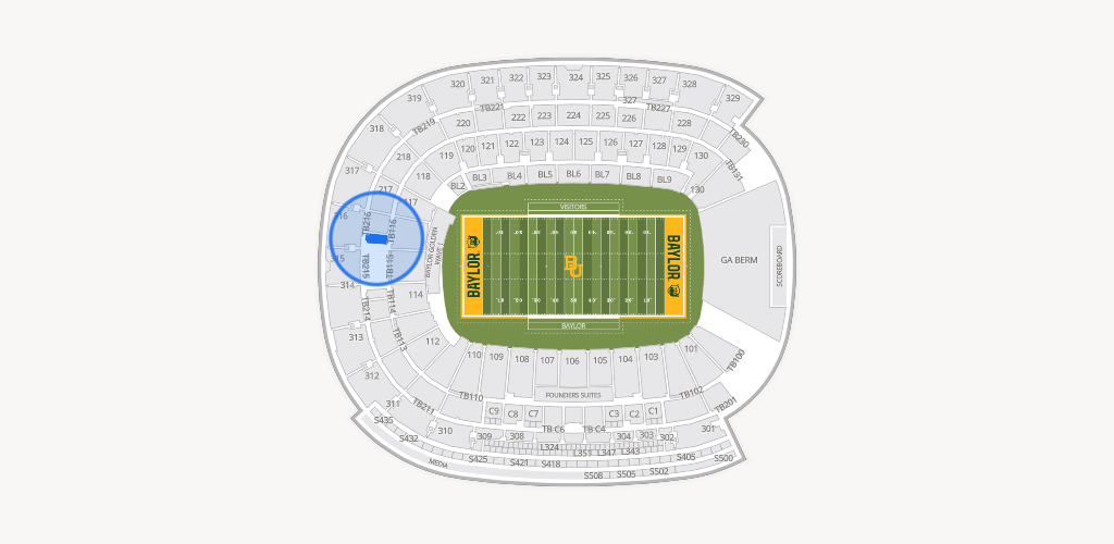 McLane Stadium Seating Chart