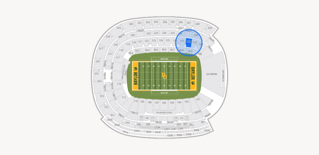 McLane Stadium Seating Chart