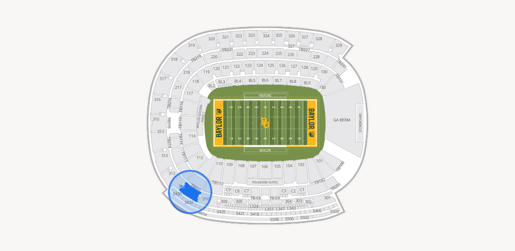 McLane Stadium Seating Chart