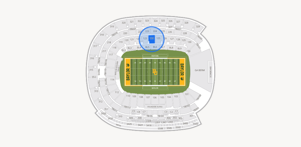 McLane Stadium Seating Chart