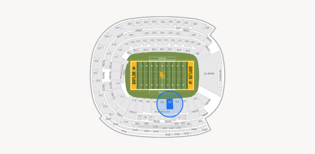 McLane Stadium Seating Chart