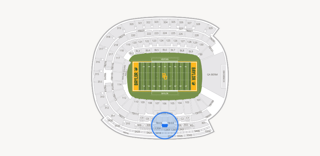 McLane Stadium Seating Chart