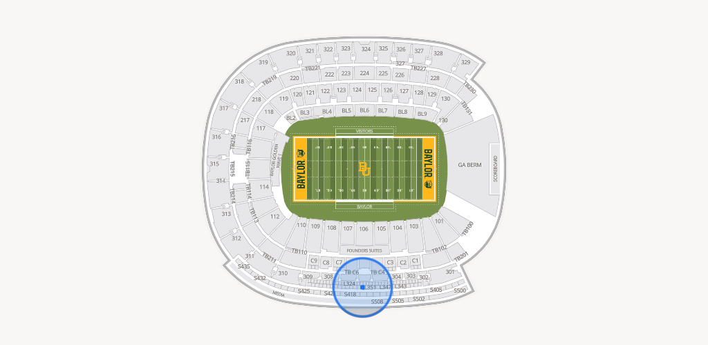 McLane Stadium Seating Chart
