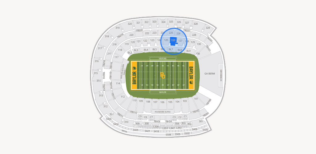 McLane Stadium Seating Chart