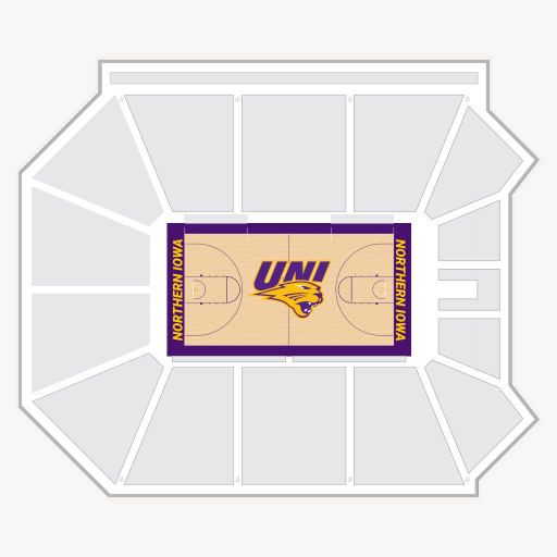 McLeod Center seating chart