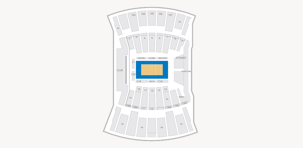 Memorial Coliseum Seating Chart