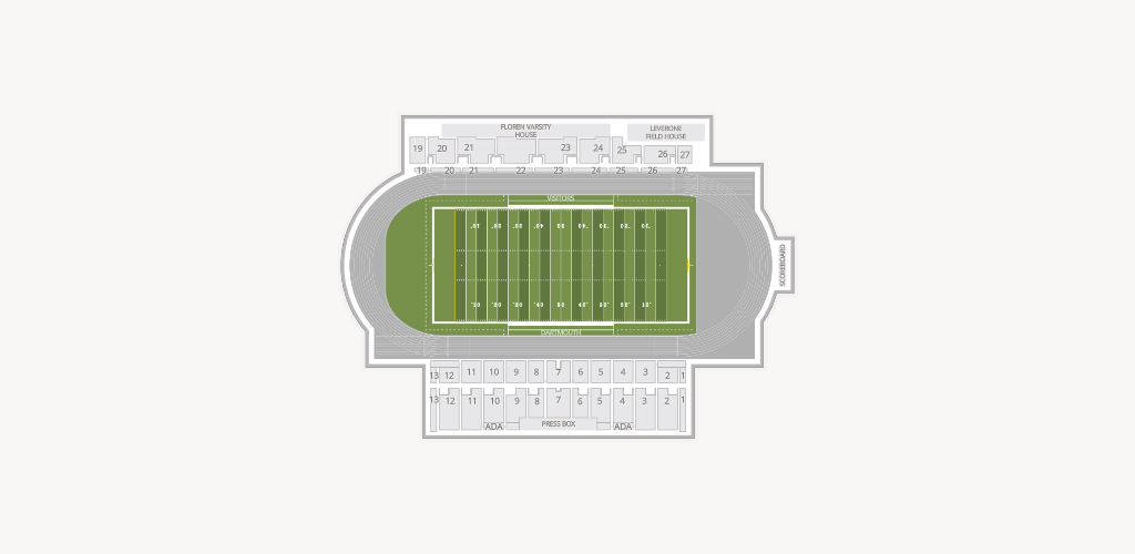 Memorial Field Seating Chart