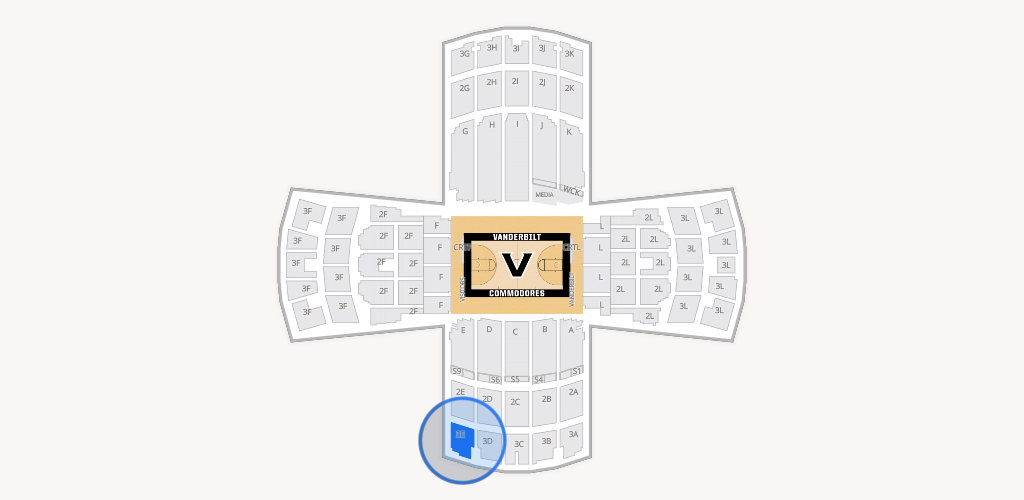 Memorial Gym Seating Chart