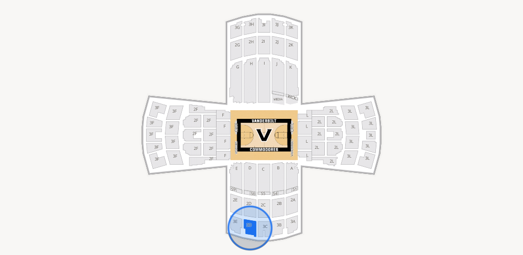 Memorial Gym Seating Chart