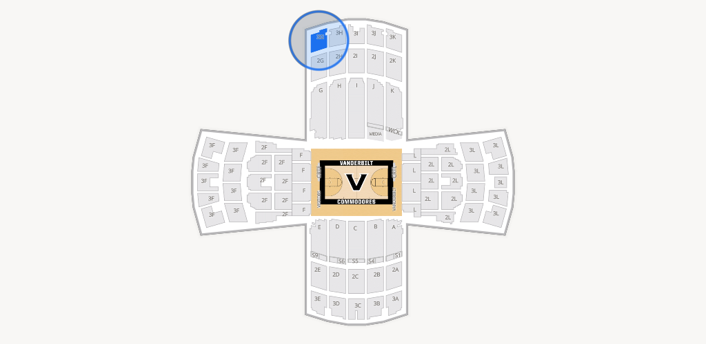 Memorial Gym Seating Chart