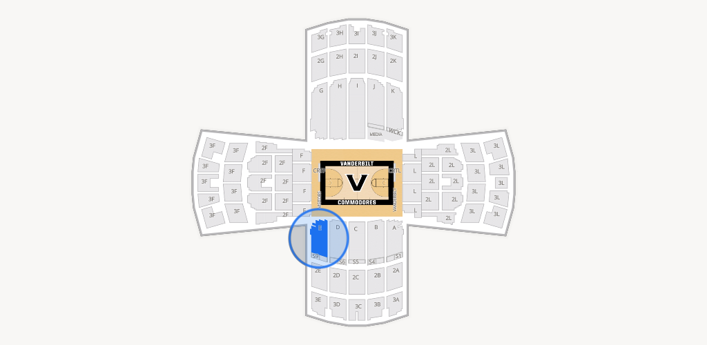 Memorial Gym Seating Chart