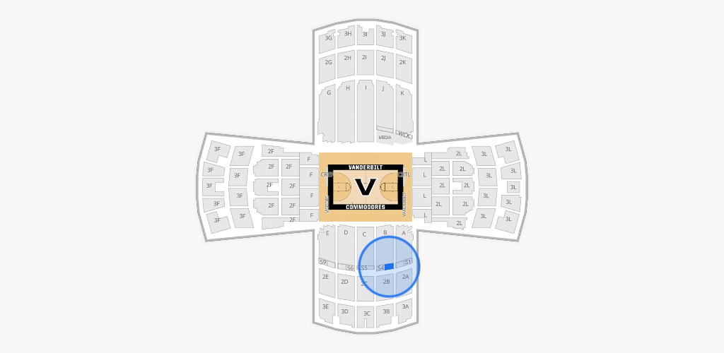Memorial Gym Seating Chart